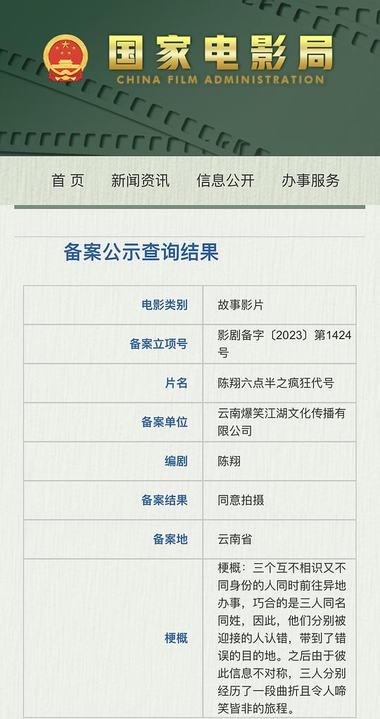 陳翔六點半之瘋狂代號